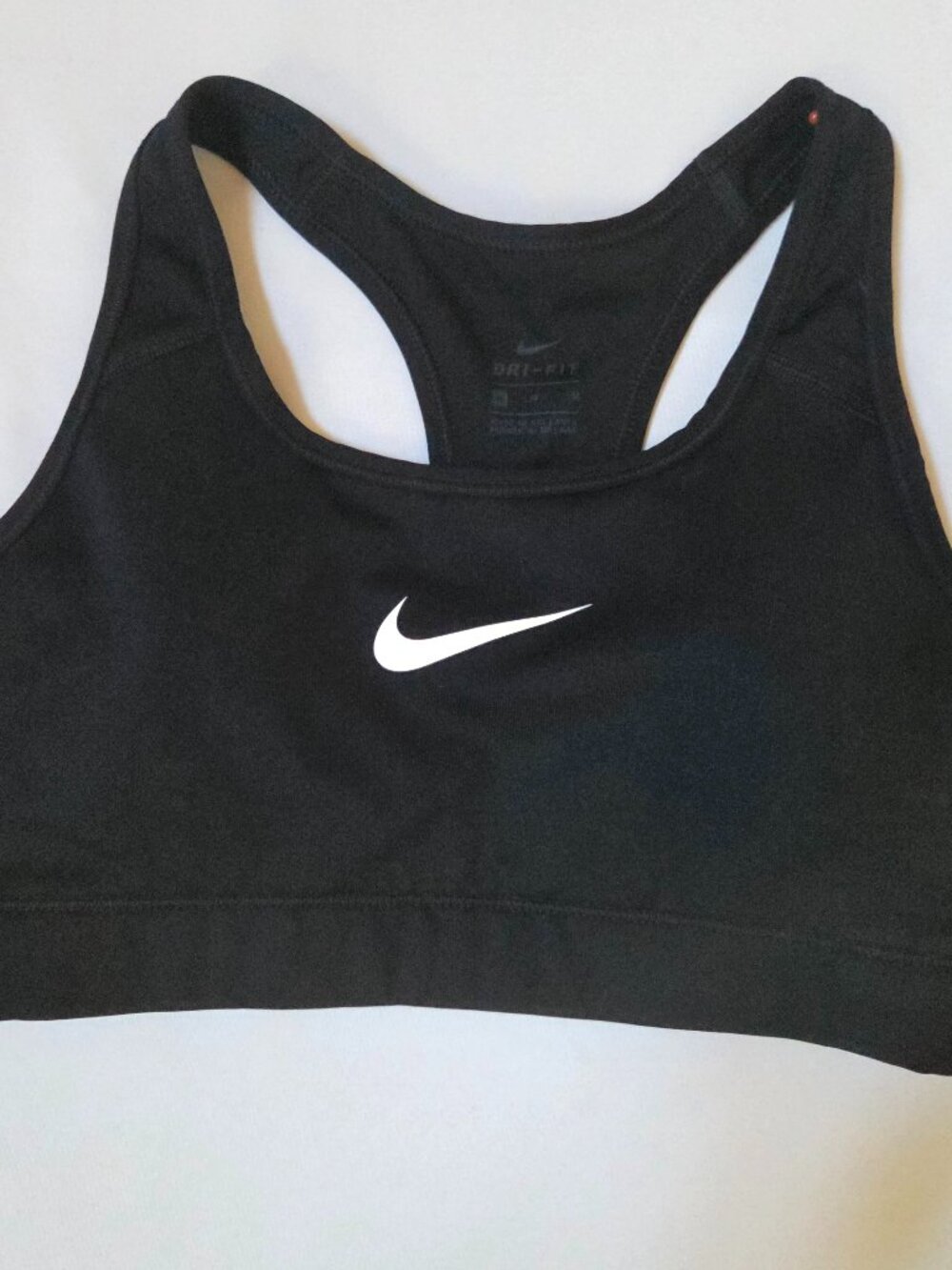 Nike Dri-Fit Black Sports Bra - Size M